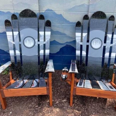 Monochromatic Colorado Mystic mountain hybrid ski/snowboard chair