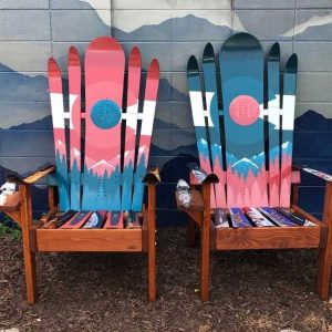 Monochromatic Colorado Mystic mountain hybrid ski/snowboard chair