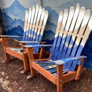 Mystic Mountain Adirondack Ski Chairs
