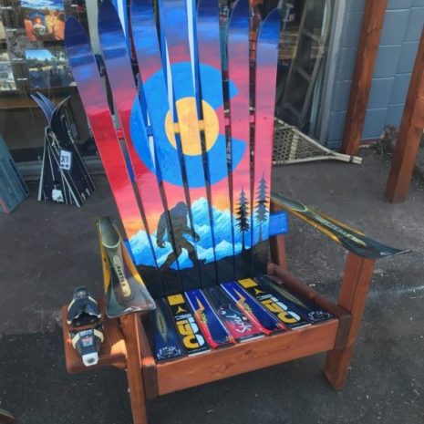 IMG_9682-1-1-e1537829567959 Colorado Bigfoot/ Sasquatch Sunset Mountain Mural Adirondack Ski Chair