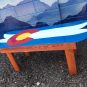 Colorado Flag Snowboard Coffee Table