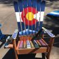 Garden of the Gods & Pikes Peak CO Flag Chair