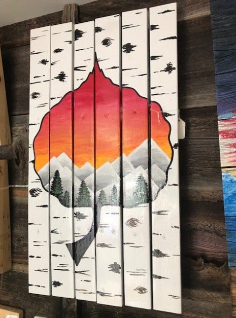 Aspen Ski Mural Wall Art