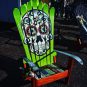 Hand Painted Sugar Skull Adirondack Ski Chair
