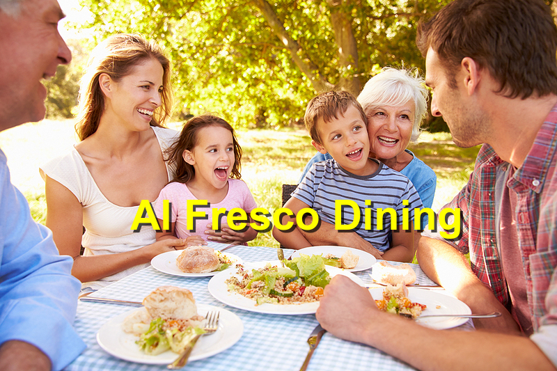 al fresco dining