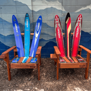 Set of 2 - Lake House Adirondack Waterski Chair