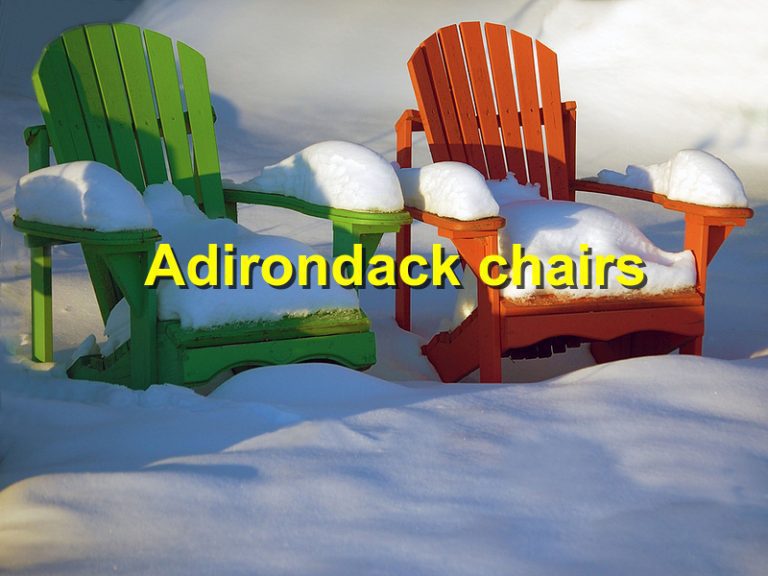 Adirondack chairs