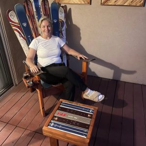 Sentimental Ski Chair - made from your old skis