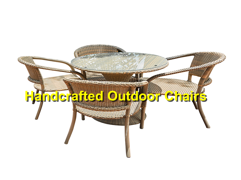 handcrafted outdoor chairs
