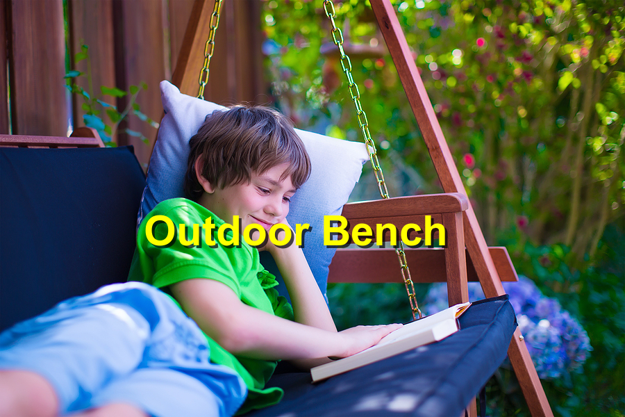 outdoor bench