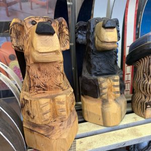 Medium Carved Wooden Bears (you pick)