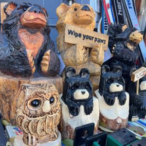 Medium Carved Wooden Bears (you pick)