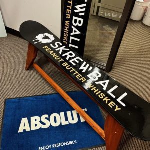 Single Snowboard bench -wrapped w/ your LOGO