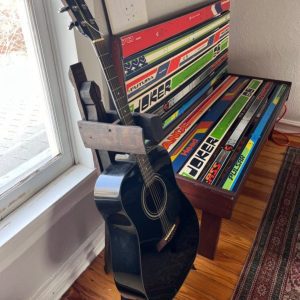 Whiskey Barrel - Guitar Floor Stand