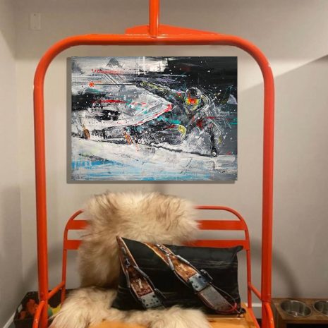 Breaking the Mold_red Ski Chair Breaking the Mold_red Ski Chair