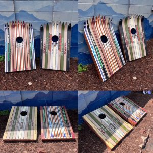Cross Country Nordic Ski Cornhole Sets