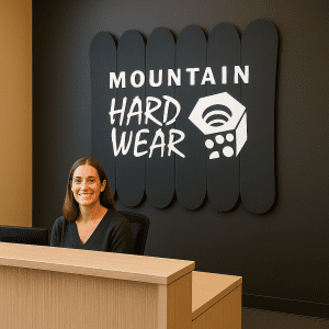 Branded Ski & Snowboard Office Murals w/your logo