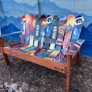 Alpine Low back Powder Ski Bench