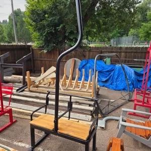 Original Ski Chairlift Bench/Swing from Whistler BC