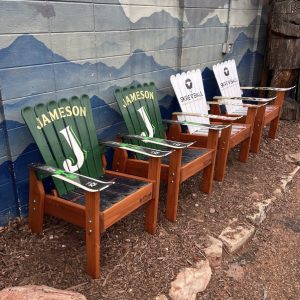 Branded Alpine Ski Chair - Painted your brand color w/ your logo!